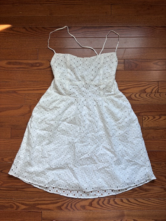 Show Me Your MuMu Dresses & Skirts - Show Me Your MuMu White Eyelet Mini Dress